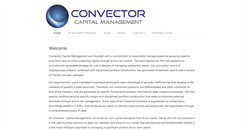 Desktop Screenshot of convectorcapital.com