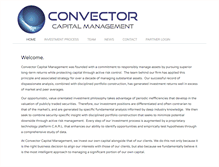 Tablet Screenshot of convectorcapital.com